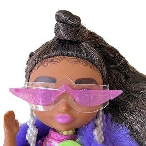 Barbie Extra Minis Fashion Doll Sunglasses Pink Elongated Shades Retired